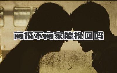 离婚不离家能挽回吗