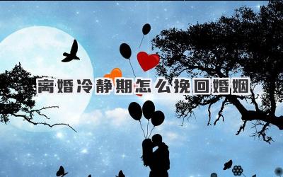 离婚冷静期怎么挽回婚姻